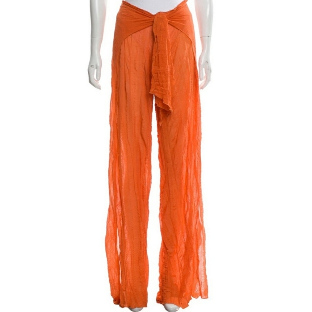Summer ALEXIS orange rust beach pants